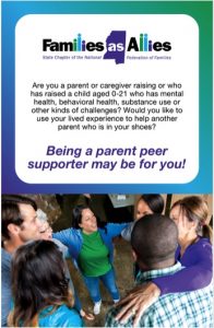 Parent Peer Support Brochure