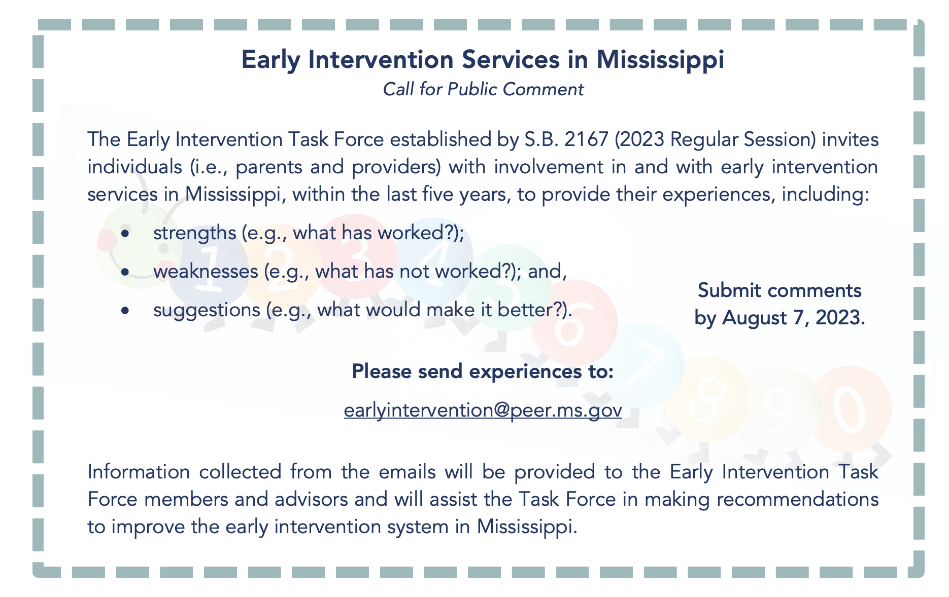 You are currently viewing Make Your Voice Heard about Early Intervention Services