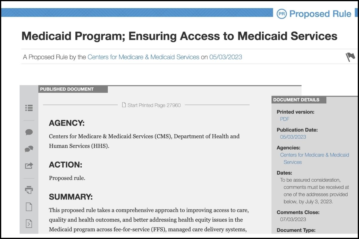 Read more about the article Families as Allies Submits Public Comments on Federal Medicaid Plans to Ensure Access to Care