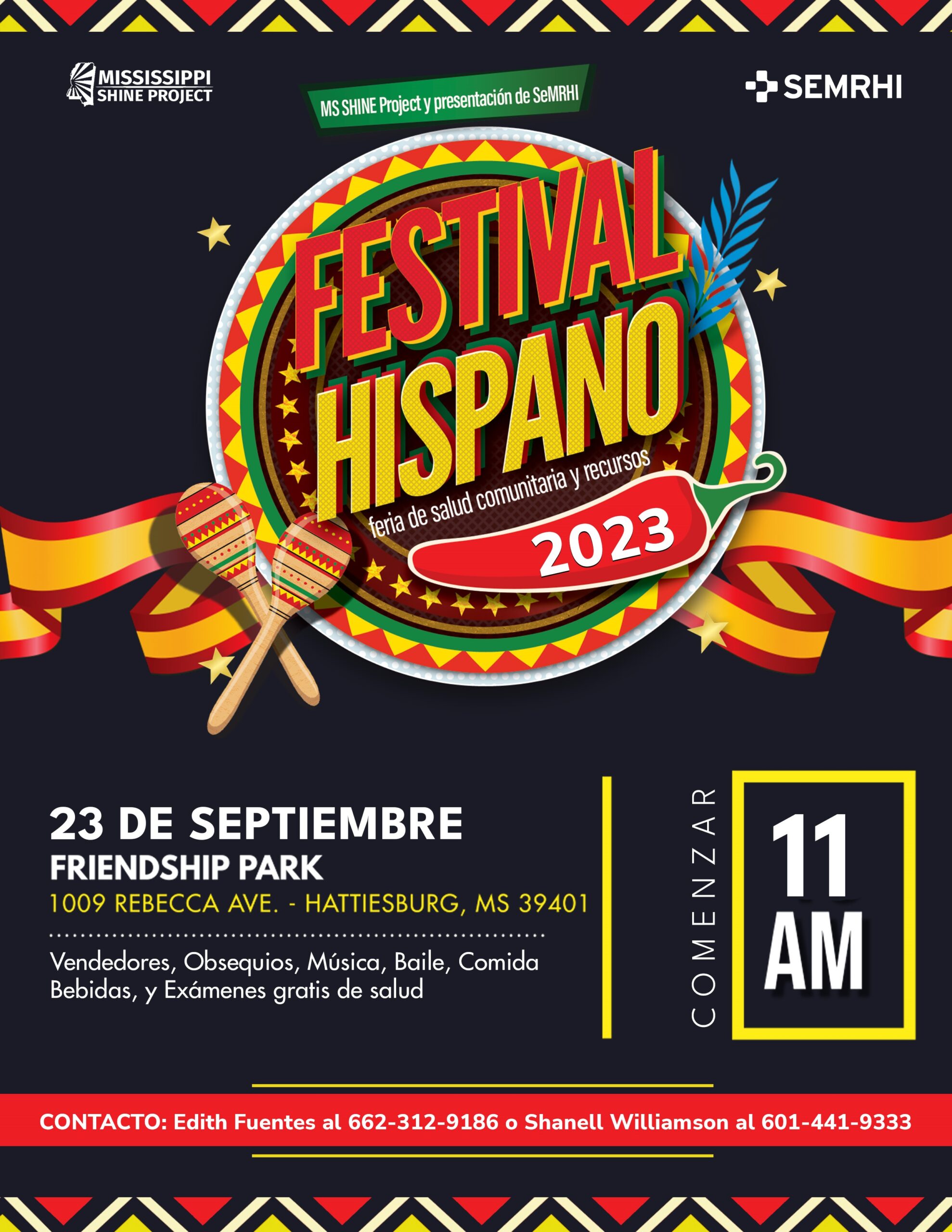 2nd Annual Hispanic Festival – Community Health and Resource Fair!