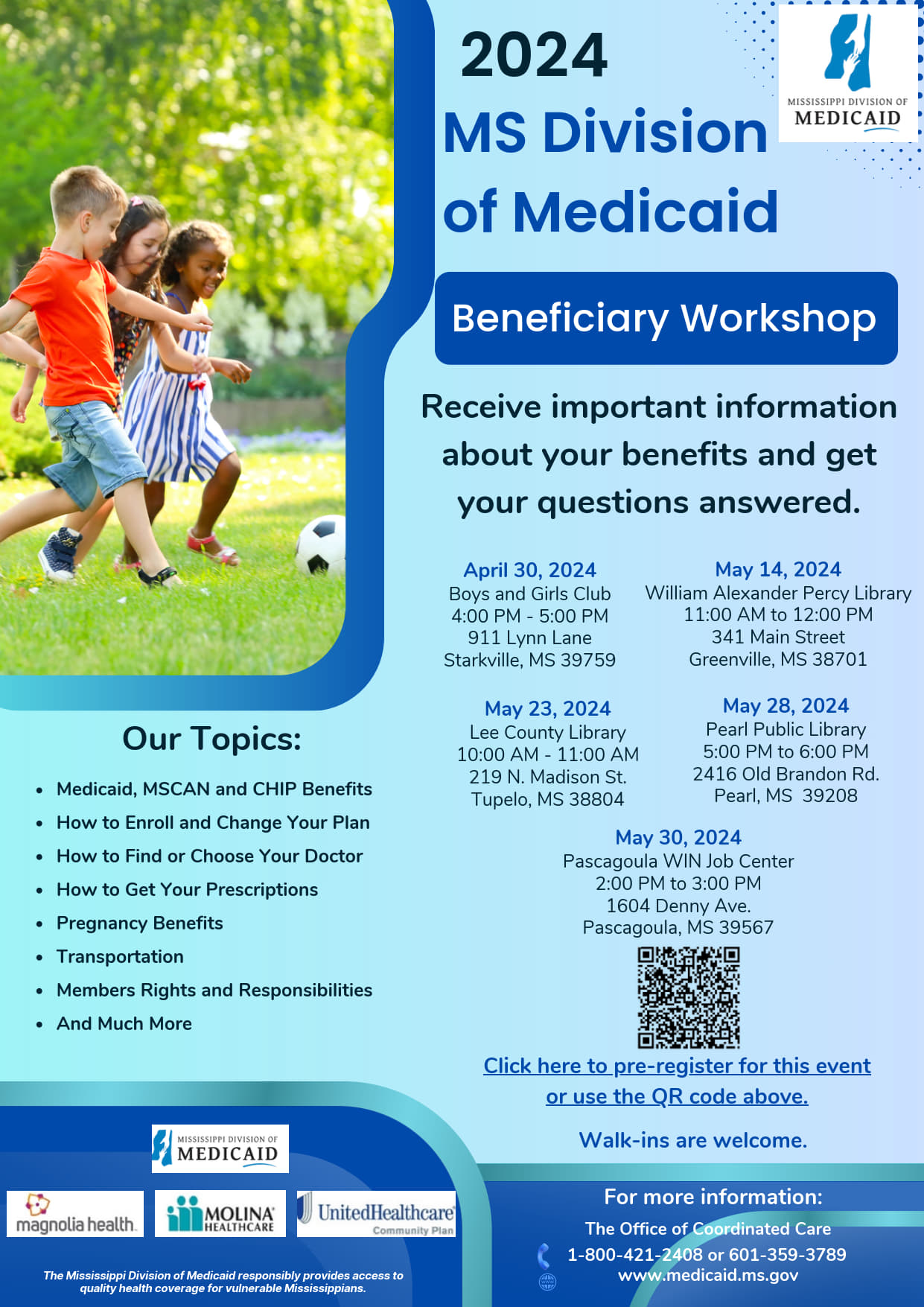 MS Division of Medicaid Beneficiary Workshop