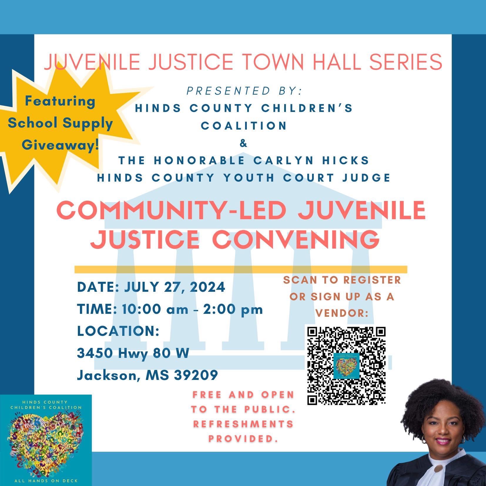 Juvenile Justice Town Hall Series