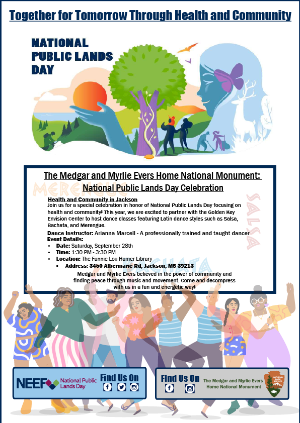 The Medger and Myrlie Evers Home National Monument: National Public Lands Day Celebration