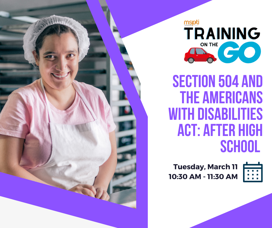 Section 504 and the Americans with Disabilities Act: After High School